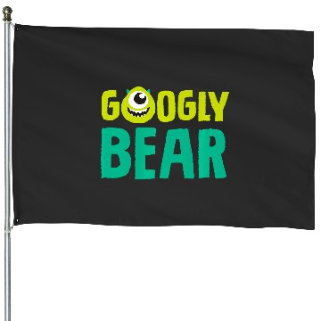 Discover Disney and Pixars Monsters Inc. Mike Wazowski Googly Bear Premium House Flags