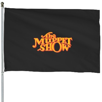Discover Disney The Muppets  The Muppet Show Logo Orange House Flags
