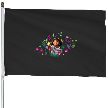 Discover Disney Encanto Mirabel Madrigal Butterfly House Flags