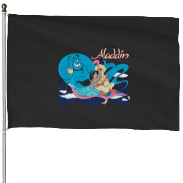 Discover Disney Aladdin Classic Poster House Flags