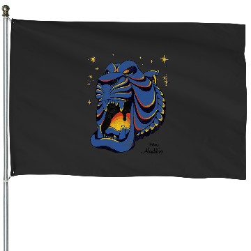 Discover disney aladdin rajah tiger head cave House Flags