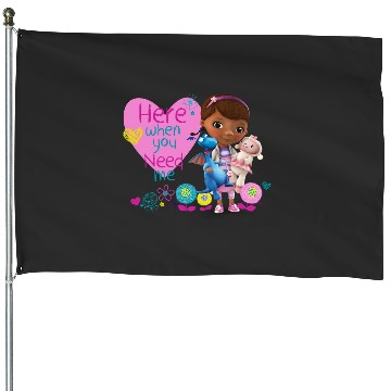 Discover Disneys Doc McStuffins Dottie and Lambie Pullover House Flags