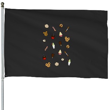 Discover Disney Snacks House Flags