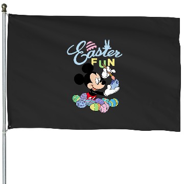 Discover Disney Mickey Mouse Easter Fun Painting Eggs House Flags