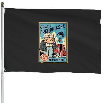 Discover Disney Pixarss Up Carl Acton Hero House Flags