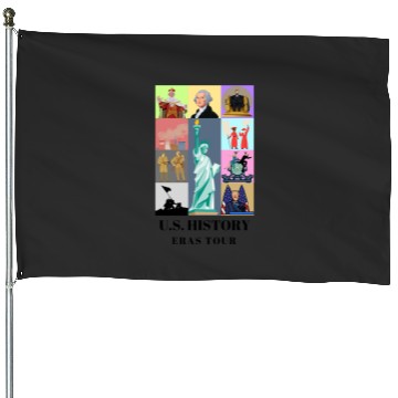 Discover US History Eras Tour House Flags