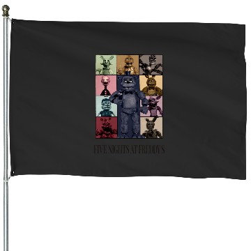 Discover Five Nights At Freddys Eras Tour Essential House Flags