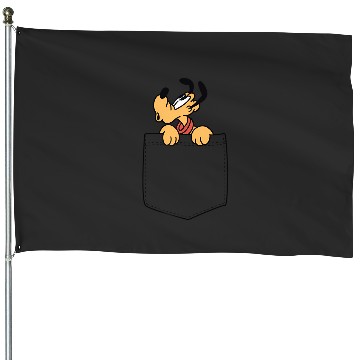 Discover Disney Pluto Pocket House Flags