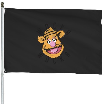Discover Disney The Muppets Fozzie Bear Wocka Wocka Big Face House Flags