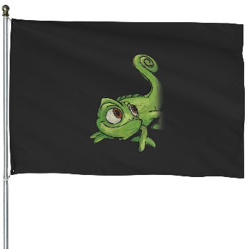 Discover Kids Disney Tangled Pascal Adorable Chameleon Color Sketch Icon House Flags