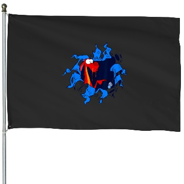 Discover Disney Mulan Mushu Cri-Kee Takes The Blame Ripped House Flags