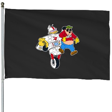 Discover Disney Gizmoduck and Beagle Boy DuckTales House Flags