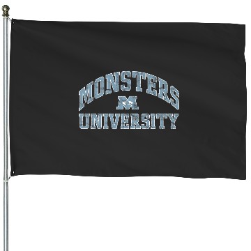 Discover Disney Pixar Monsters University Simple Collegiate House Flags