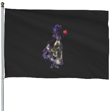 Discover Disney Snow White Apple Sketch House Flags