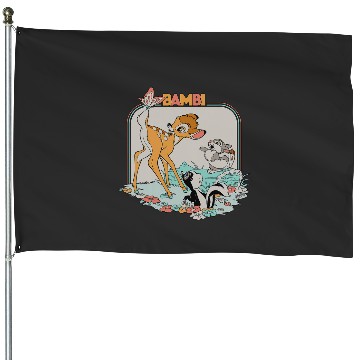Discover Disney Bambi Movie Retro House Flags