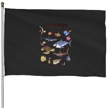 Discover Disneys Pixars finding nemo guide to sea life House Flags