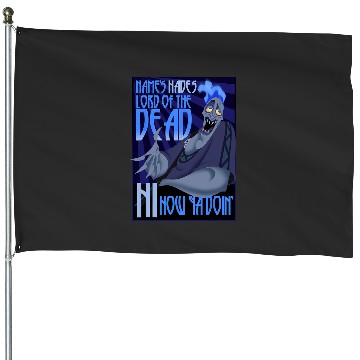 Discover Disney Hercules The Name's Hades Quote Graphic House Flags