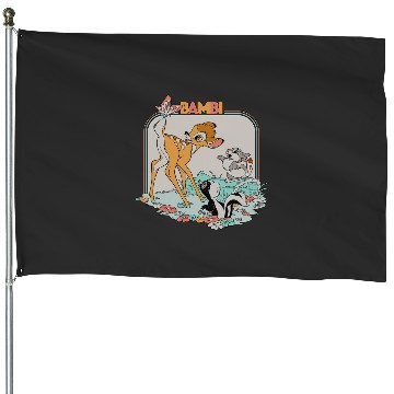 Discover Disney Bambi Movie Retro House Flags