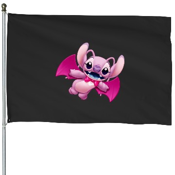 Discover Disneys halloween angel vampire bat House Flags