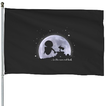 Discover Disney Pixar Wall-E Eve To The Moon And Back House Flags