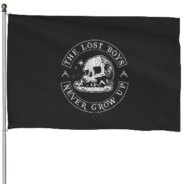 Discover Disneys Peter Pan The Lost Boys Never Grow Up House Flags