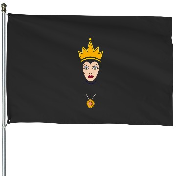 Discover Disneys Villains Evil Queen Big Face House Flags
