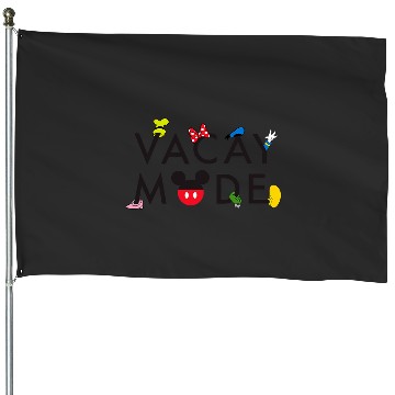 Discover Disneys characters vacay mode House Flags