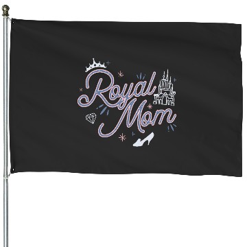 Discover Disney Princess Royal Mom Script House Flags