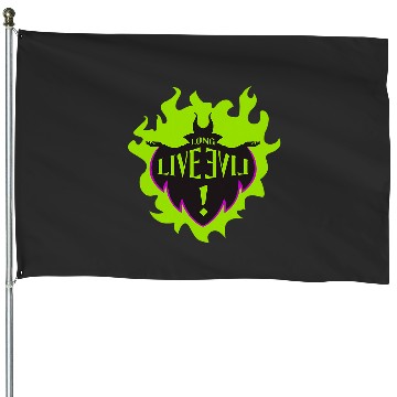 Discover Disneys descendants maleficent long live evil House Flags