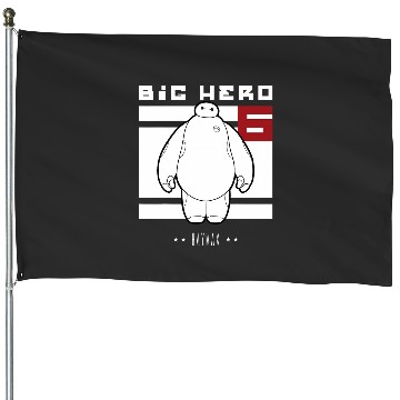 Discover Disney Big Hero 6 Baymax All White Flag House Flags