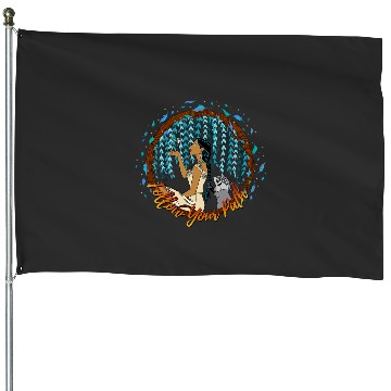 Discover Disney Pocahontas Follow Your Path Circle Text House Flags