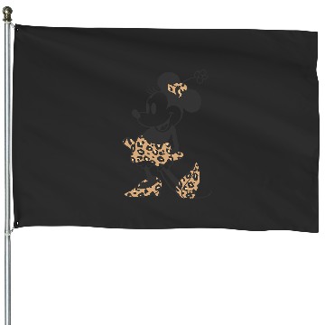 Discover Disney Minnie Mouse Cheetah Print Outfit House Flags