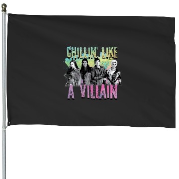 Discover Disney Descendants Chillin Like A Villain House Flags