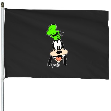 Discover Disney Goofy Big Face Portrait House Flags