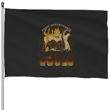 Discover Disney Villains Ursula Poor Unfortunate Souls Retro House Flags