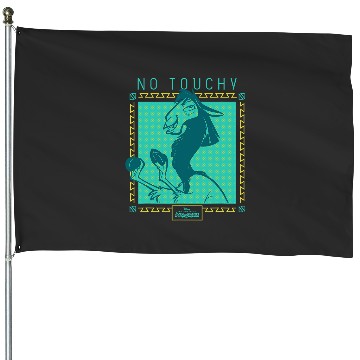 Discover Disney The Emperor's New Groove Llama No Touchy House Flags