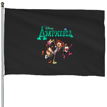 Discover Disney Channel Amphibia House Flags