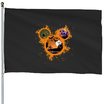 Discover Chemise Disney Halloween House Flags