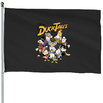 Discover Disney Ducktales Group Shot Logo House Flags