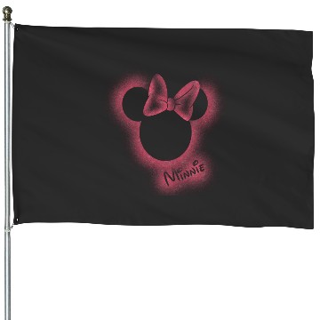 Discover Disney Minnie Mouse Stencil Hoodie House Flags