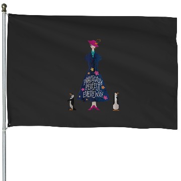 Discover Disneys mary poppins practically perfect House Flags