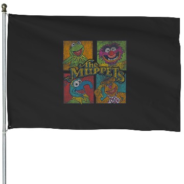 Discover Disney Muppets Group Shot Box Up House Flags