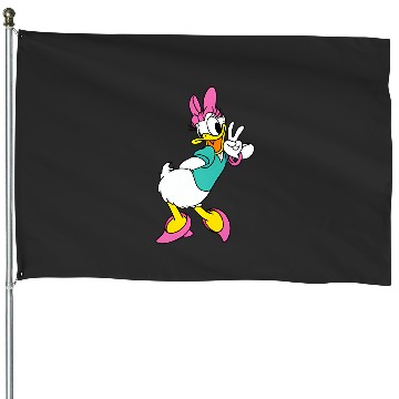 Discover Disney Mickey Friends Daisy Duck Small Pose House Flags