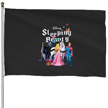 Discover Disneys Sleeping Beauty Characters House Flags