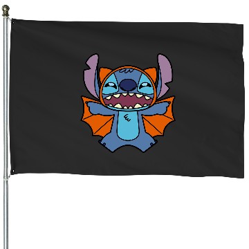 Discover Disney Stitch Bat Halloween Costume House Flags