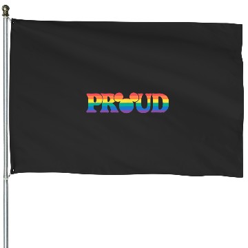 Discover Disney Pride Collection Rainbow Mickey Mouse Proud Retro House Flags