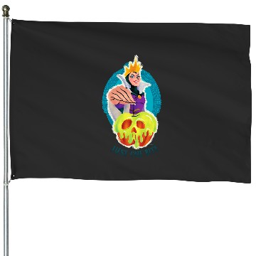 Discover Disney Villains Evil Queen Poison Apple Just One Bite House Flags