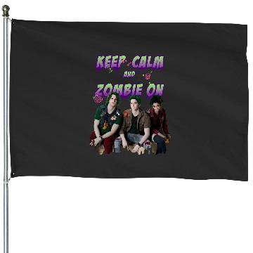 Discover Disneys channel zombies 2 keep calm and zombie on House Flags