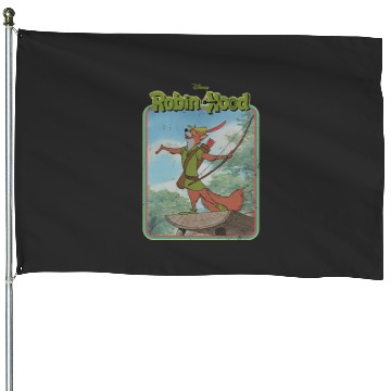 Discover Disney Robin Hood Retro House Flags