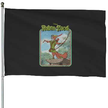 Discover Disney Robin Hood Retro House Flags
